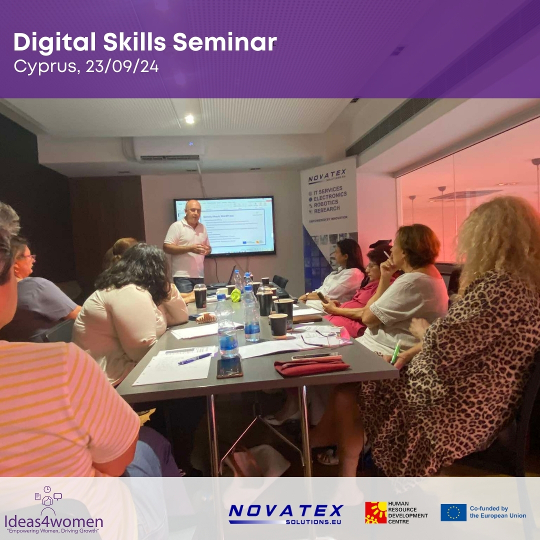 Seminar On Digital Skills in Cyprus for Ideas4Women Project
